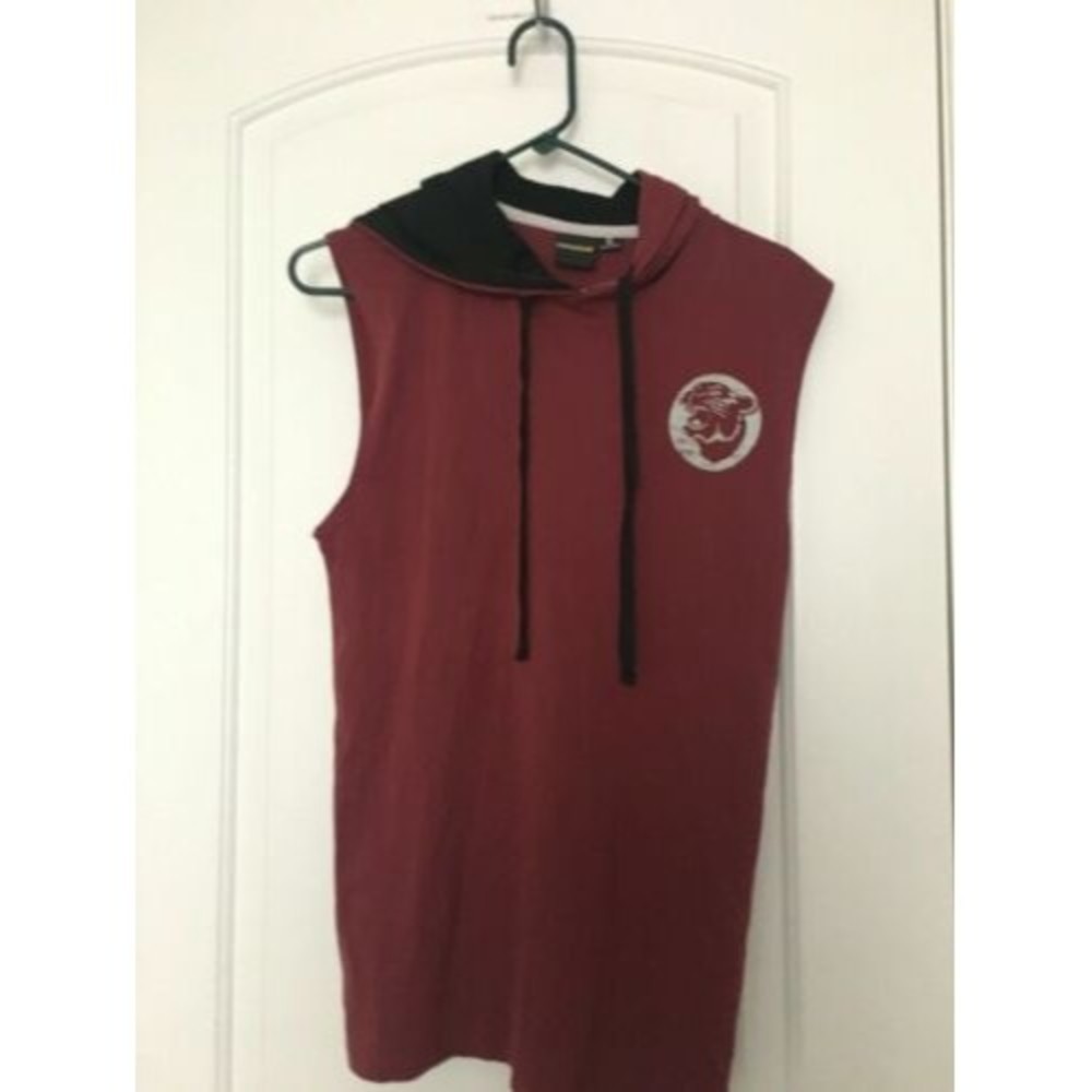 Fifth Sun Men's Lightening Panthers Training Camp Sleeveless T Shirt Hood Small